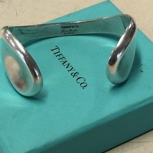 Tiffany & Co thumb print half cuff bracelet